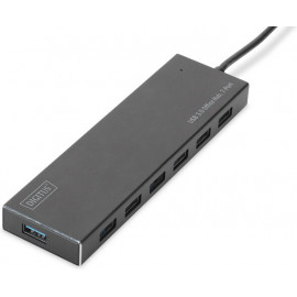 Digitus DA-70241-1 hub de interface USB 3.2 Gen 1 (3.1 Gen 1) Type-A 5000 Mbit s Cinzento