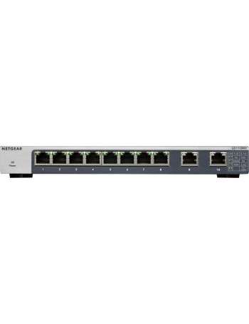 Netgear GS110MX Não-gerido 10G Ethernet (100 1000 10000) Preto