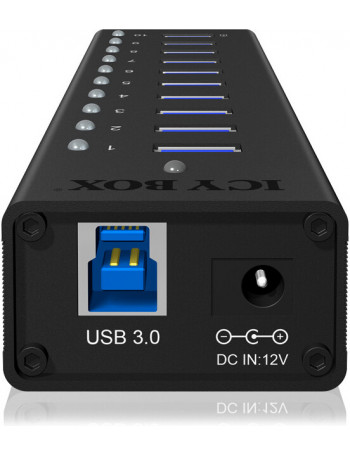 ICY BOX IB-AC6110 USB 3.2 Gen 1 (3.1 Gen 1) Micro-B 5000 Mbit s Preto