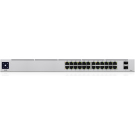 Ubiquiti Networks UniFi 24-Port PoE Gerido L2 L3 Gigabit Ethernet (10 100 1000) Power over Ethernet (PoE) 1U Prateado