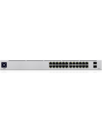 Ubiquiti Networks UniFi 24-Port PoE Gerido L2 L3 Gigabit Ethernet (10 100 1000) Power over Ethernet (PoE) 1U Prateado