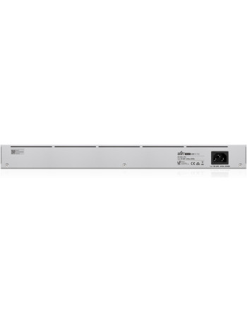 Ubiquiti Networks UniFi 24-Port PoE Gerido L2 L3 Gigabit Ethernet (10 100 1000) Power over Ethernet (PoE) 1U Prateado