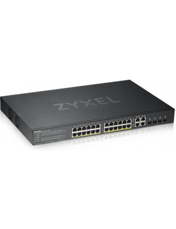 Zyxel GS1920-24HPV2 Gerido Gigabit Ethernet (10 100 1000) Power over Ethernet (PoE) Preto