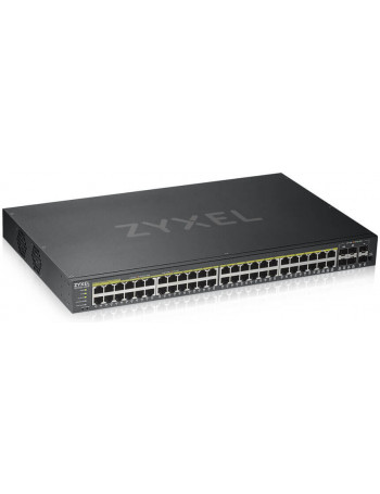 Zyxel GS1920-48HPV2 Gerido Gigabit Ethernet (10 100 1000) Power over Ethernet (PoE) Preto