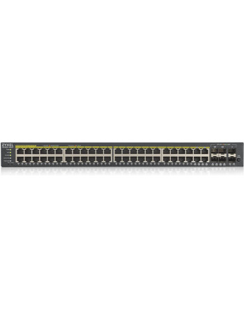 Zyxel GS1920-48HPV2 Gerido Gigabit Ethernet (10 100 1000) Power over Ethernet (PoE) Preto