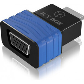 ICY BOX HDMI - VGA, M F Preto, Azul