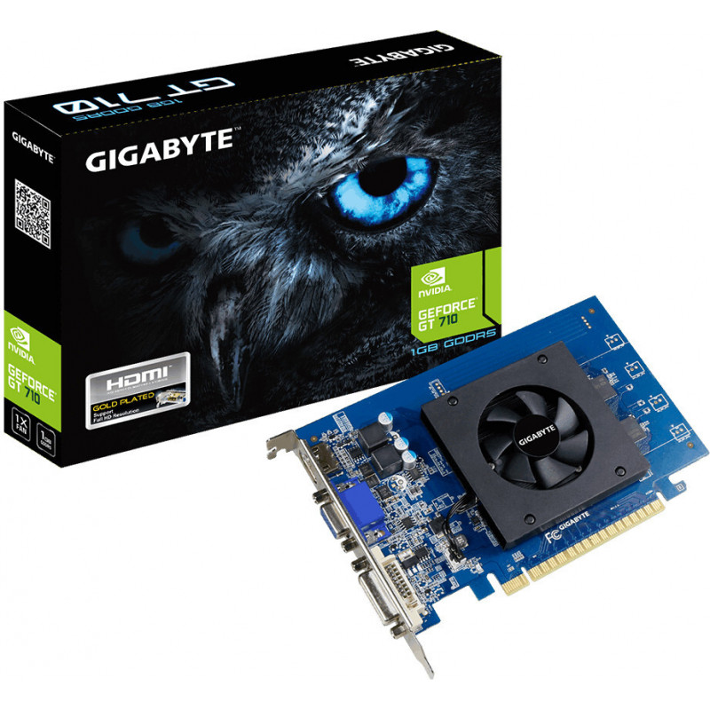 Gigabyte GV-N710D5-1GI placa de vídeo NVIDIA GeForce GT 710 1 GB GDDR5