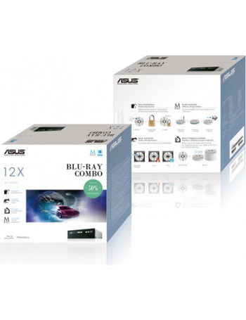 ASUS BC-12D2HT Bulk unidade de disco ótico Interno Blu-Ray DVD Combo Preto