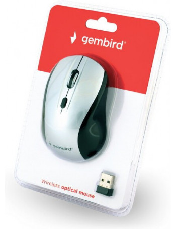 Gembird MUSW-4B-02-BS rato Ambidestro RF Wireless Ótico 1600 DPI