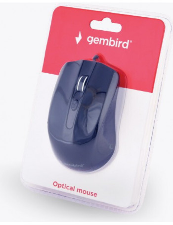 Gembird MUS-4B-01 rato Ambidestro USB Type-A Ótico 1200 DPI