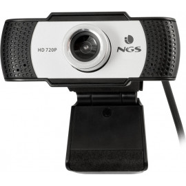 NGS XpressCam720 webcam 1280 x 720 pixels USB 2.0 Preto, Cinzento, Prateado