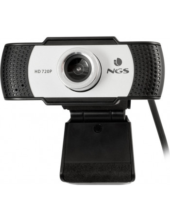 NGS XpressCam720 webcam 1280 x 720 pixels USB 2.0 Preto, Cinzento, Prateado