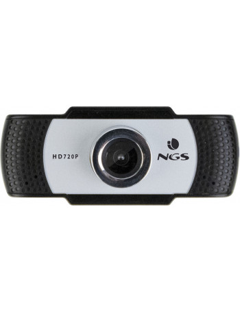 NGS XpressCam720 webcam 1280 x 720 pixels USB 2.0 Preto, Cinzento, Prateado