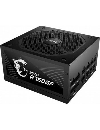 MSI MPG A750GF fonte de alimentação 750 W 24-pin ATX ATX Preto