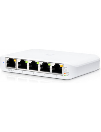 Ubiquiti Networks UniFi USW Flex Mini Gerido Gigabit Ethernet (10 100 1000) Power over Ethernet (PoE) Branco