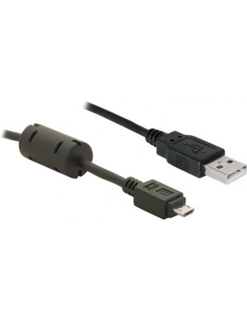 DeLOCK USB 2.0 Cable - 1.0m cabo USB 1 m USB A Micro-USB B Preto