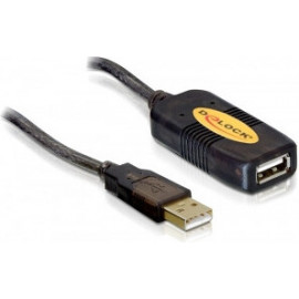 DeLOCK 82446 cabo USB 10 m USB 2.0 USB A Preto