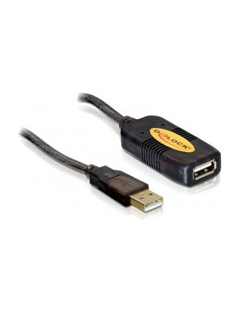 DeLOCK 82446 cabo USB 10 m USB 2.0 USB A Preto