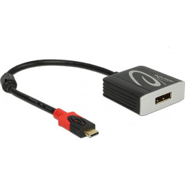 DeLOCK 63312 cable gender changer USB Type-C Displayport Preto