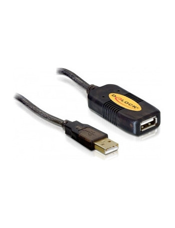 DeLOCK Cable USB 2.0, 5m cabo USB Preto