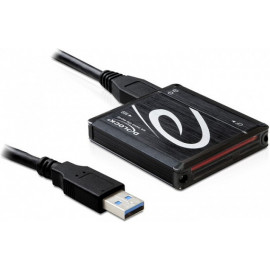 DeLOCK USB 3.0 Card Reader All in 1 leitor de cartões USB 3.2 Gen 1 (3.1 Gen 1) Preto