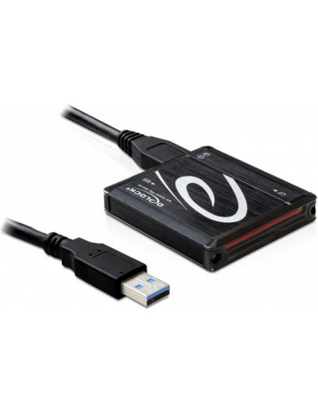 DeLOCK USB 3.0 Card Reader All in 1 leitor de cartões USB 3.2 Gen 1 (3.1 Gen 1) Preto