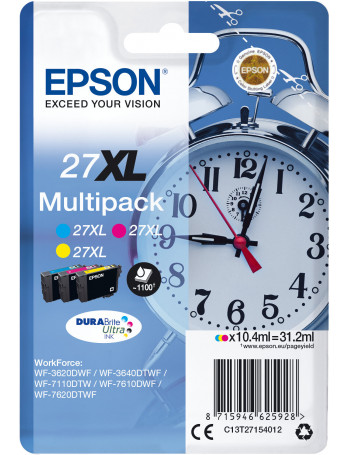 Epson Alarm clock C13T27154022 tinteiro 1 unidade(s) Original Rendimento alto (XL) Ciano, Magenta, Amarelo