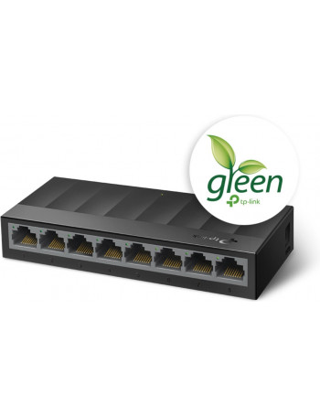 TP-LINK LS1008G switch de rede Não-gerido Gigabit Ethernet (10 100 1000) Preto