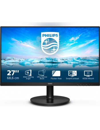 Philips V Line 271V8LA 00 LED display 68,6 cm (27") 1920 x 1080 pixels Full HD Preto