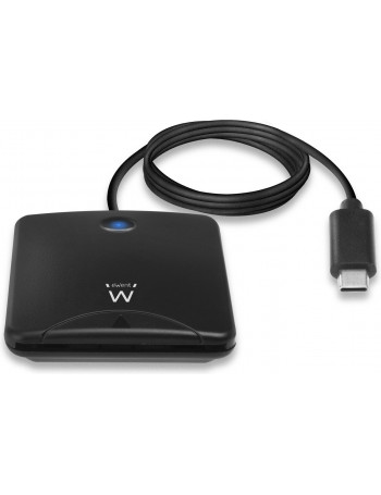 Ewent EW1055 leitor de smart card Interior USB 3.2 Gen 1 (3.1 Gen 1) Preto