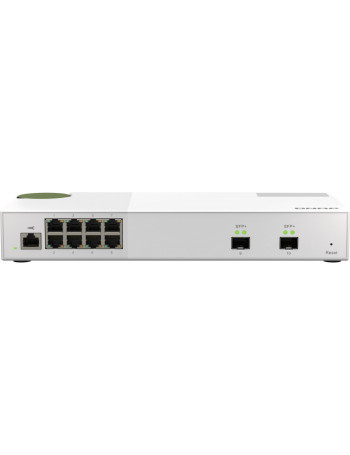 QNAP QSW-M2108-2S switch de rede Gerido Cinzento