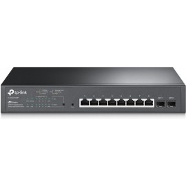 TP-LINK TL-SG2210MP switch de rede Gigabit Ethernet (10 100 1000) Power over Ethernet (PoE) Preto