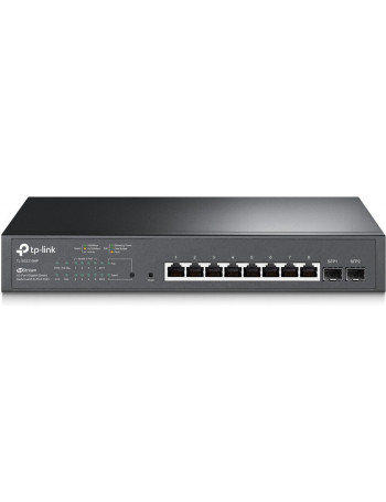 TP-LINK TL-SG2210MP switch de rede Gigabit Ethernet (10 100 1000) Power over Ethernet (PoE) Preto