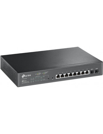 TP-LINK TL-SG2210MP switch de rede Gigabit Ethernet (10 100 1000) Power over Ethernet (PoE) Preto