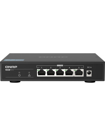 QNAP QSW-1105-5T switch de rede Não-gerido Gigabit Ethernet (10 100 1000) Preto