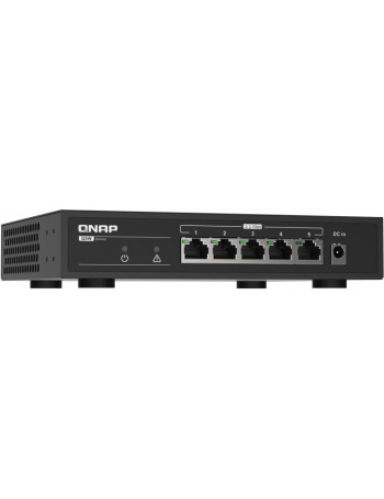 QNAP QSW-1105-5T switch de rede Não-gerido Gigabit Ethernet (10 100 1000) Preto