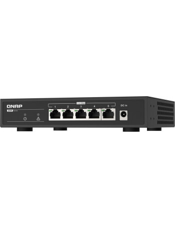 QNAP QSW-1105-5T switch de rede Não-gerido Gigabit Ethernet (10 100 1000) Preto