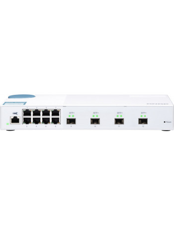 QNAP QSW-M408S switch de rede Gerido L2 Gigabit Ethernet (10 100 1000) Branco