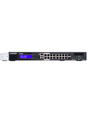 QNAP QGD-1600P Gerido Gigabit Ethernet (10 100 1000) Power over Ethernet (PoE) Preto, Cinzento