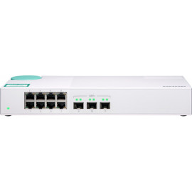 QNAP QSW-308S switch de rede Não-gerido Gigabit Ethernet (10 100 1000) Branco