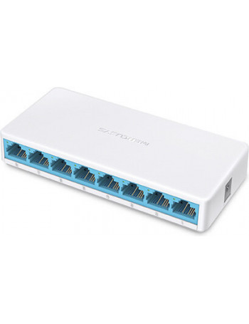 Mercusys MS108 switch de rede Gerido Fast Ethernet (10 100) Branco