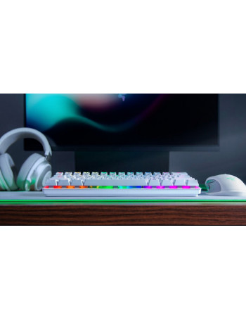 Razer Huntsman Mini teclado USB QWERTY Estados Unidos (Internacional) Branco