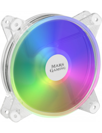 Mars Gaming MFD ventoinha para PC Caixa de computador Cooler 12 cm Branco 1 unidade(s)