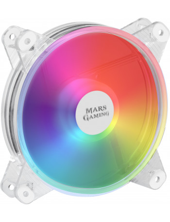 Mars Gaming MFD ventoinha para PC Caixa de computador Cooler 12 cm Branco 1 unidade(s)