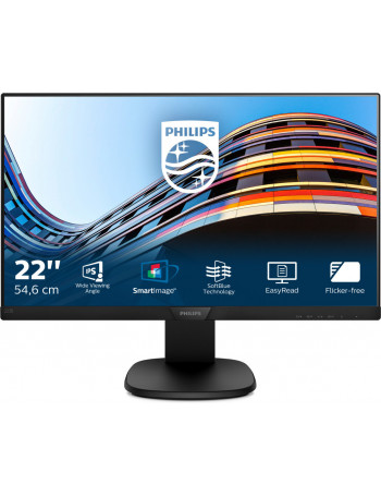 Philips S Line Monitor LCD com tecnologia SoftBlue 223S7EHMB 00
