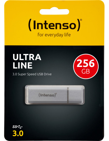 Intenso Ultra Line unidade de memória USB 256 GB USB Type-A 3.2 Gen 1 (3.1 Gen 1) Prateado