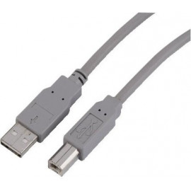 Sharkoon 4044951015337 cabo USB 5 m USB 2.0 USB A USB B Cinzento