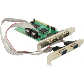 DeLOCK PCI Card 4x Serial placa adaptador de interface