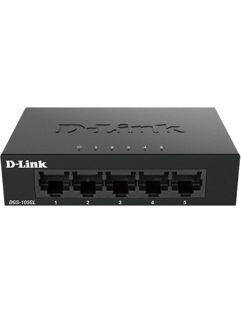 D-Link DGS-105GL E switch de rede Não-gerido Gigabit Ethernet (10 100 1000) Preto
