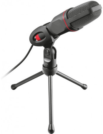 Trust GXT 212 Preto, Vermelho Microfone para PC